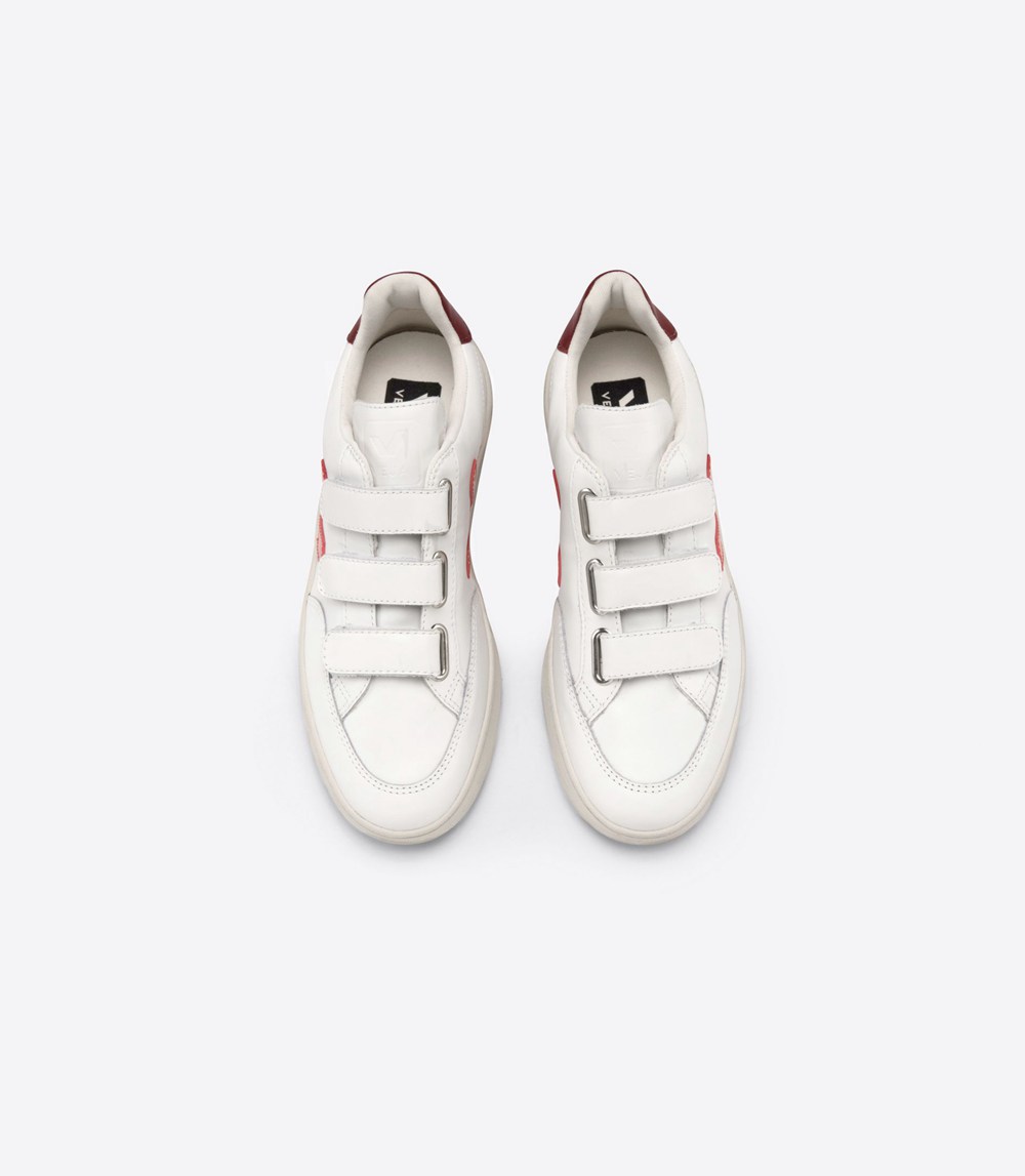 Veja Sneakers Womens - V-lock Leather - White - 6892JKSXM